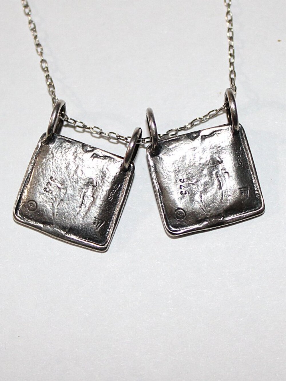 Silpada Sterling Silver Loved One Girl Pendants Necklace 4 Grams - Picture 3 of 8